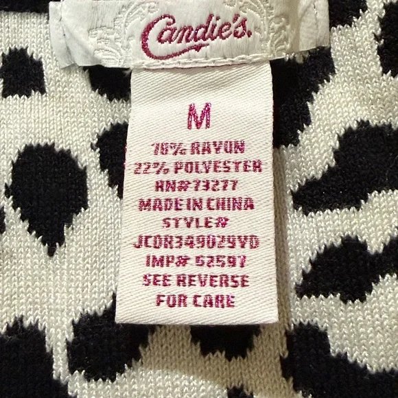 Black and White Leopard Print Dress - Picture 12 of 12